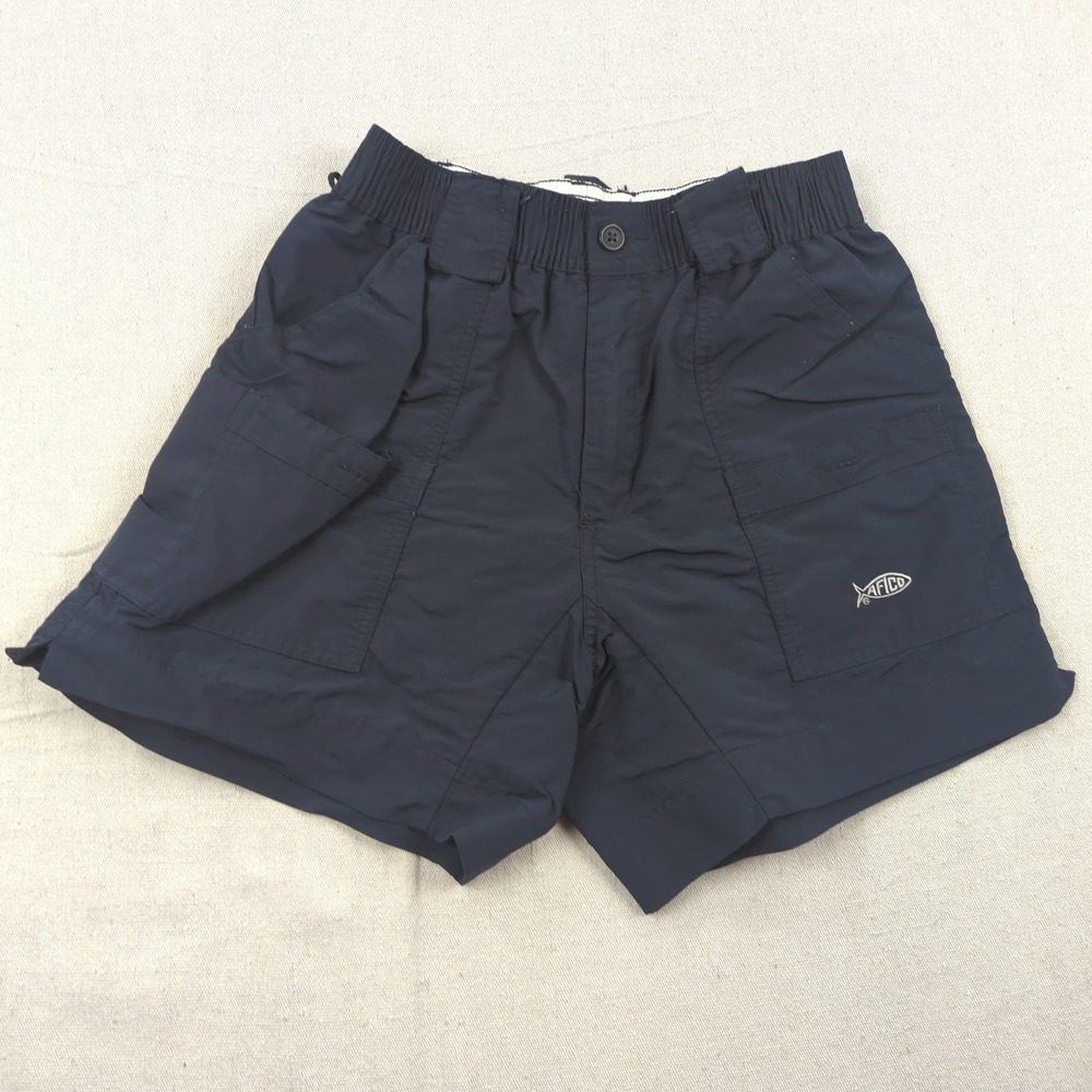 AFTCO Shorts Mens 28 Black Fishing Performance Outdoor Stretch Cargo